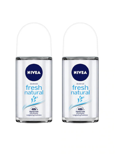Nivea Women Set of 2 Fresh Natural Roll-On Deodorant